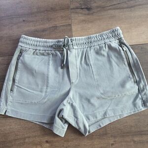 Athleta Women's Athletic Farallon Shorts in Light Army Green